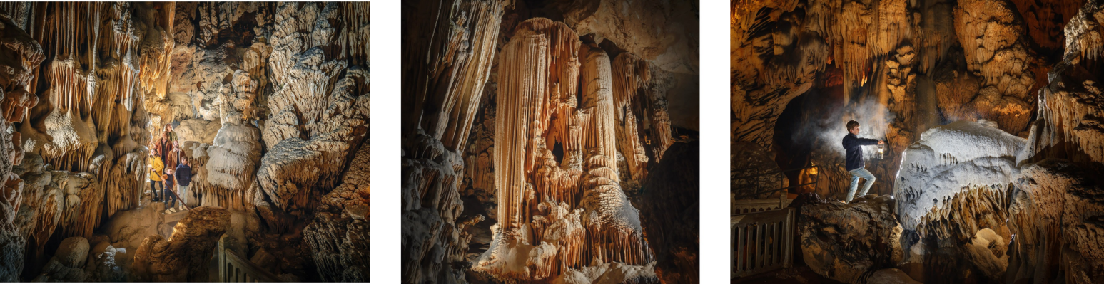 les visites familles de grotte des demoiselles