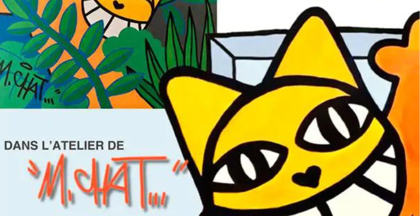 Exposition inédite "Dans l'atelier de M. Chat", au Parcelle473 à Montpellier