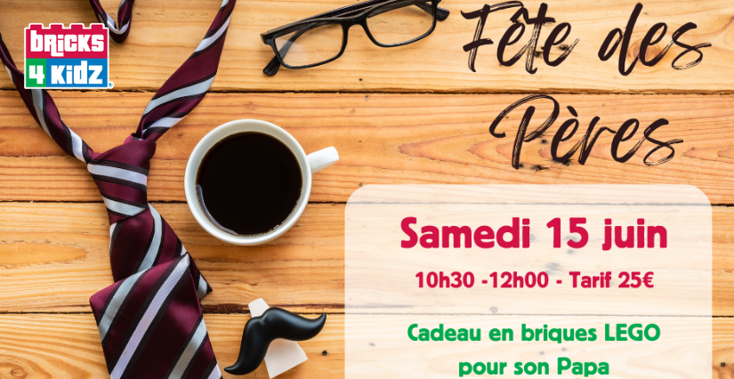 Offrir un cadeau en briques Lego® pour la fête des pères, avec Bricks 4 kidz à Montpellier