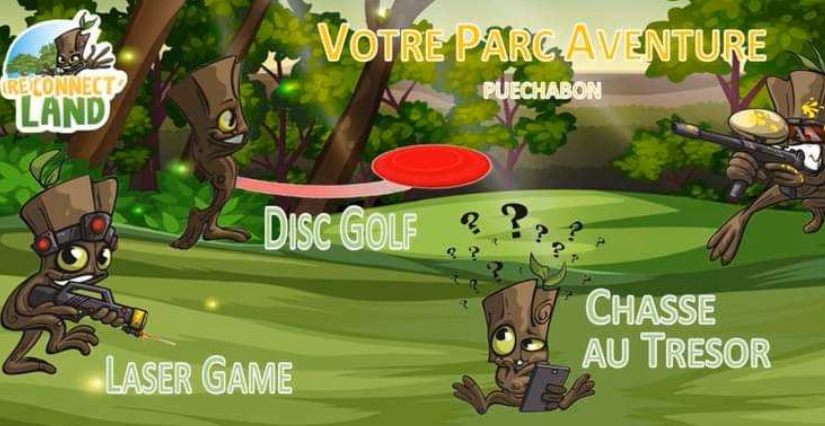 Reconnectland: paintball, lasergame, disc golf, chasse au trésor et mini golf à l'ombre des chênes vert!