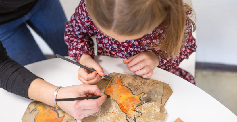 Atelier familial " Peindre comme Cro-Magnon!" au Musée de Lodève