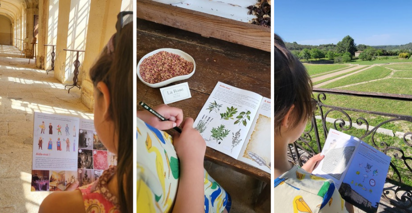 Nouveauté au Château Abbaye de Cassan à Roujan : un livret-jeux pour les enfants !