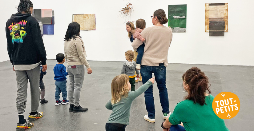 Visite des tout-petits au Crac à Sète