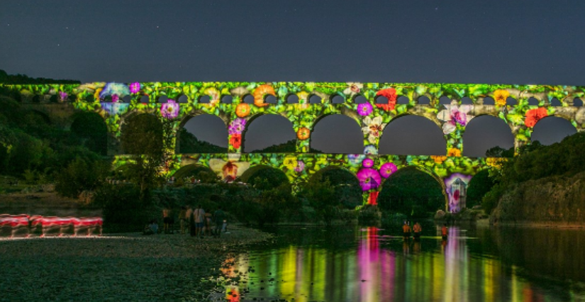 Les Mondes Magiques : le spectacle son & lumière du Pont du Gard!