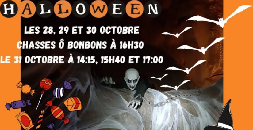 Venez fêter Halloween en famille à la Grotte de Trabuc ! 