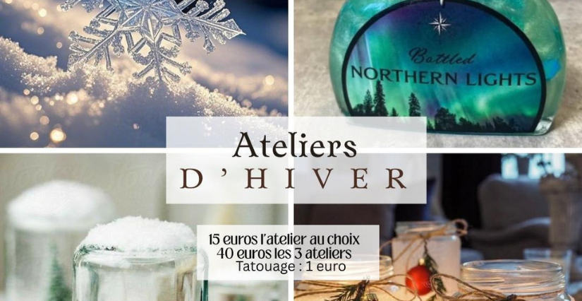 Ateliers d'hiver pour les enfants à l'Atelier de Mo à Montpellier