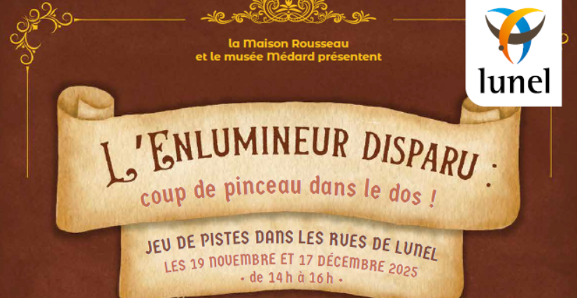 Jeu de piste : « L’enlumineur disparu » dans les rues de Lunel !