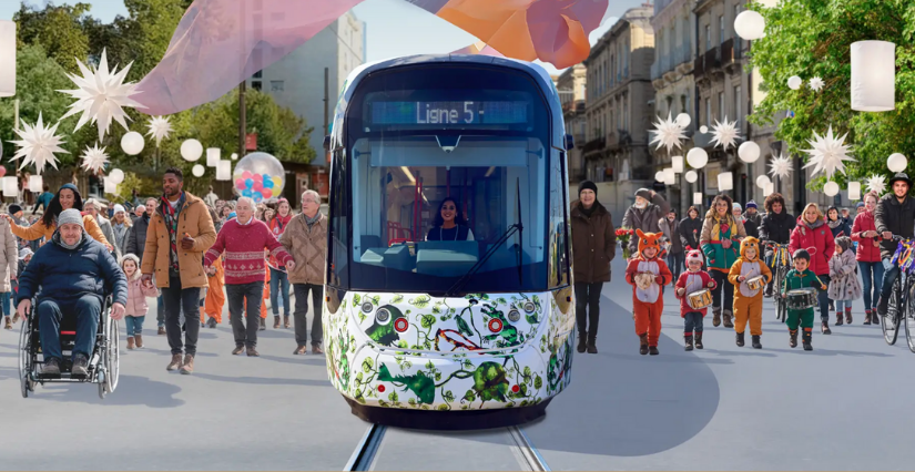 Inauguration de la Ligne 5 de tramway à Montpellier !