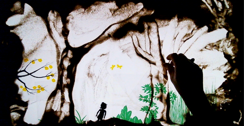 Spectacle enfants Poucette à Paloma Nîmes: un conte en musique et en sable !