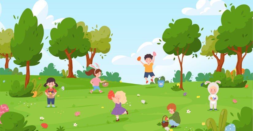 Chasse aux oeufs de Pâques à l'Abbaye de Valmagne à Villeveyrac !