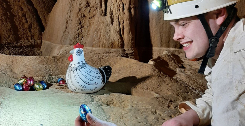 Chasses aux œufs de Pâques à la Grotte de Trabuc !