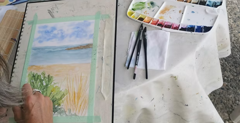 Stage vacances "Croquis urbain " à l'Atelier de Mo à Montpellier