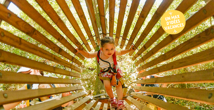 Vacances de printemps : accrobranche au Roc de Massereau ouvert tous les après-midis !
