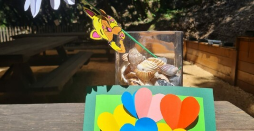 Fête des Mères à la Grotte de la Salamandre : un atelier créatif pour fabriquer un bouquet de cœurs