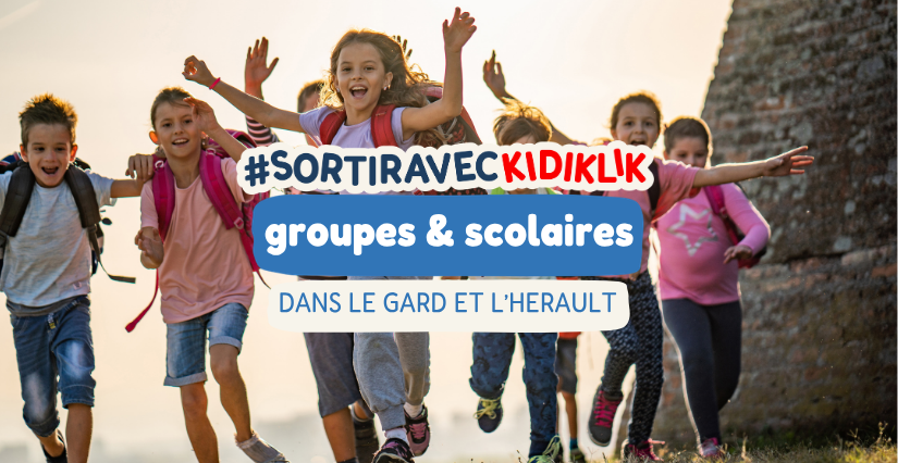 Une sortie scolaire à prévoir autour de Montpellier et Nîmes ? Kidiklik facilite la vie des professionnels de l'enfance !