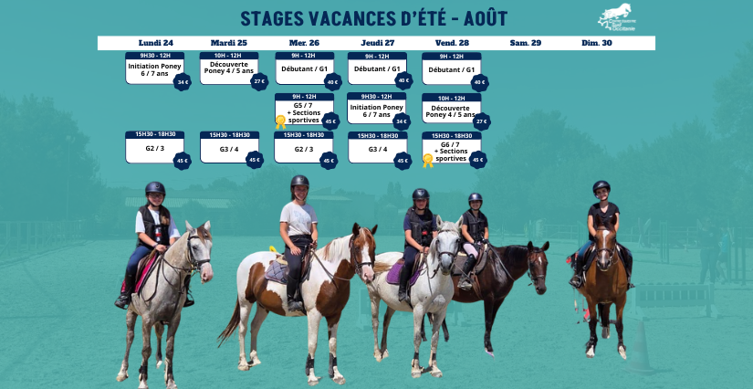 Stage vacances équitation à Mauguio : une activité nature pour les enfants de tout âge !