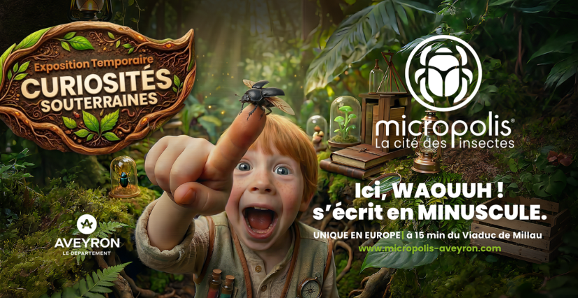  Un été en famille à Micropolis, la Cité des insectes, animations inédites et curiosités souterraines !