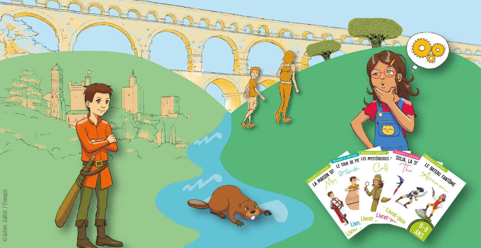 Jeux de piste en famille autour d'Uzès et du Pont du Gard : partez à l’aventure cet été!
