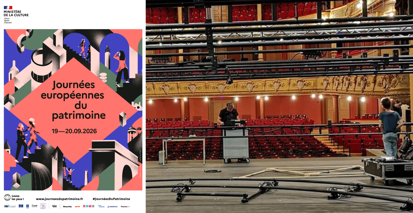 Journées européennes du patrimoine 2026 en famille au Théâtre Molière à Sète 