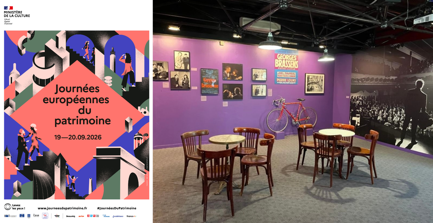 Les Journées européennes du patrimoine 2026 à l'Espace Georges Brassens à Sète!