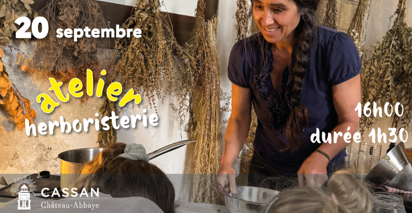  Un atelier nature en famille au Château Abbaye de Cassan près de Pézénas