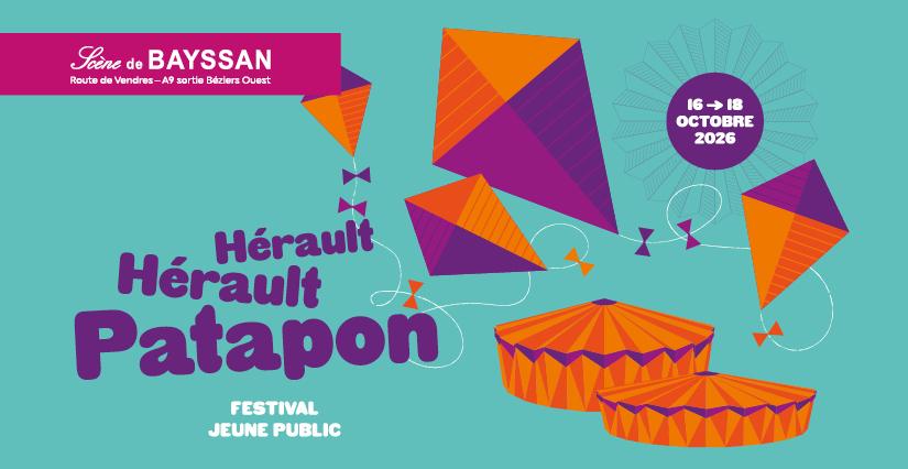 AFFICHE DU FESTIVAL HERAULT HERAULT PATAPON 2026